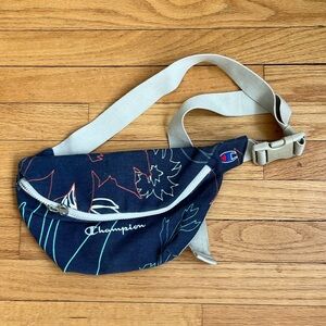 Champion denim belt bag